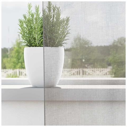 Tende In Voile Con Occhielli 2 Pz Grigio Chiaro 140x140 Cm - Foto 3