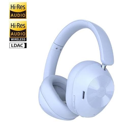 Focus A5 Dual Hi-Res CE Cuffie DJ Wireless con ANC Sky Blue - Foto 1