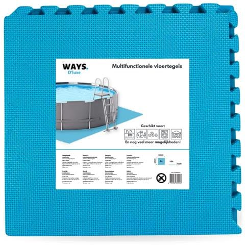 Piscina Fuori Terra - In Giro - 366x366x76 Cm - Blu - Include Accessori Coordinati Cb23 - Foto 6