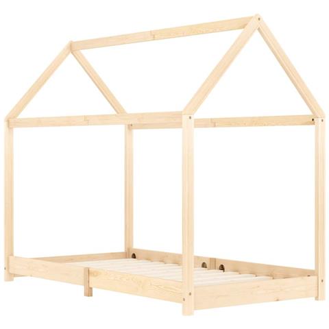 Giroletto Per Bambini In Legno Massello Di Pino 90x200 Cm - Foto 1