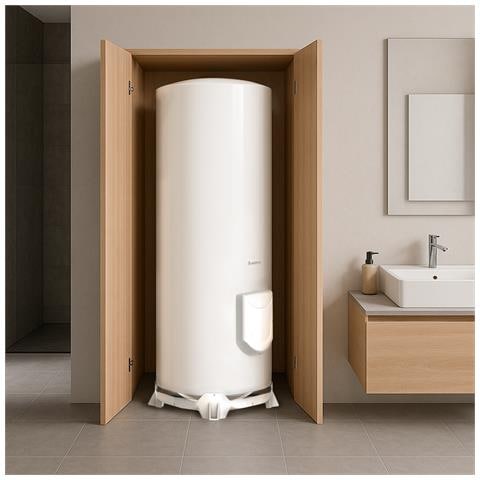 Scaldabagno Elettrico Verticale Initio XPERT con Capacità 250 Litri Colore Bianco - Foto 2