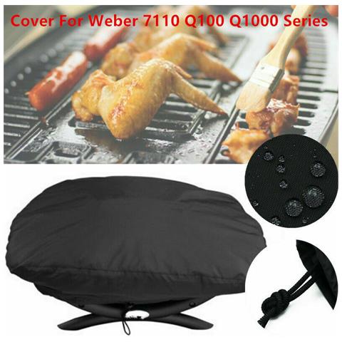 Copertura Per Grill Weber Q1000: Copertura Impermeabile E Antipolvere Per Barbecue - Foto 2