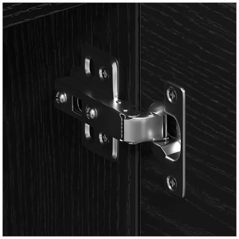 Supporto TV - Rovere Nero, 150x30x50 cm, Realizzato in Legno Ingegnerizzato - Foto 9