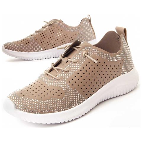 Sneakers Drillsport Marroni Marrone Materiale Sintetico E Tessile - Foto 1