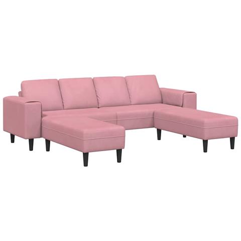 Set di divani 3 pcs Rosa Velluto - Foto 1