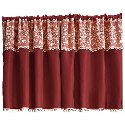 Tenda Natalizia: Tenda Semitrasparente Con Fiocchi Di Neve E Tasca Per Bastone Con Nappe L - Foto 1