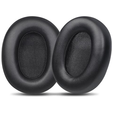 Cuscinetti Auricolari Di Ricambio In Pelle Proteica Compatibili Con Cuffie Edifier W800bt Free - Set Di 2 Black - Foto 1