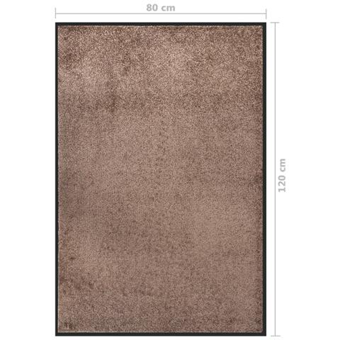 Lusso Casadino -  Zerbino Marrone 80x120 Cm - Foto 6