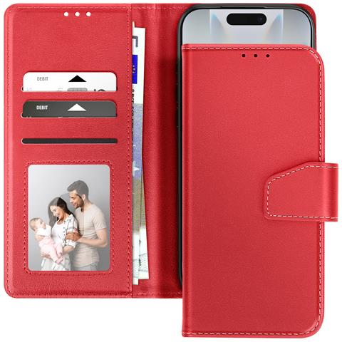 Custodia A Portafoglio Per Iphone 17 In Pelle Premium Con Funzione Stand - Foto 2