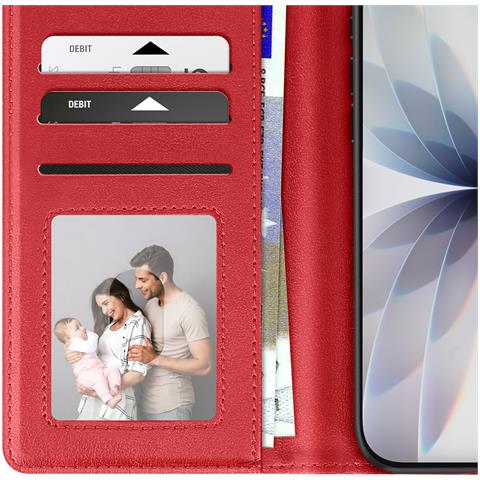 Custodia A Portafoglio Per Iphone 17 In Pelle Premium Con Funzione Stand - Foto 5