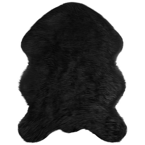 Tappeto Pecora Tafalla Nero 80 x 120 cm Poliestere - Foto 1