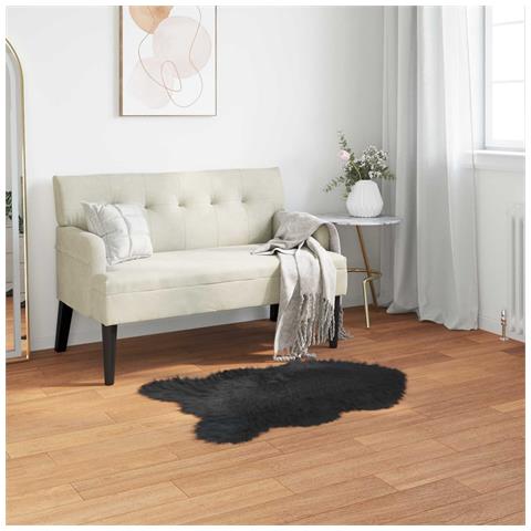 Tappeto Pecora Tafalla Nero 80 x 120 cm Poliestere - Foto 2