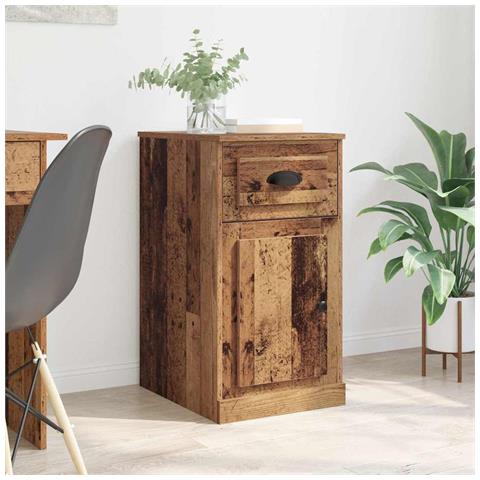 Mobile laterale Legno vecchio 40 x 50 x 75 cm Legno multistrato - Foto 2