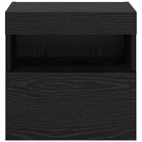 Mobiletti TV da Parete 2 pcs Rovere Nero 40 x 30 x 40 cm - Foto 9