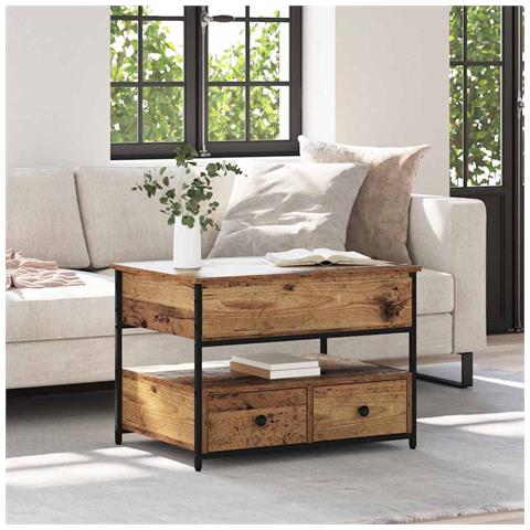 Tavolino da salotto Legno vecchio 70 x 50 x 54.5 cm - Foto 2