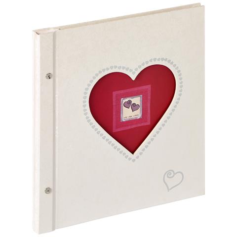 Album Con Spirale Metallica Sinfonia Wedding Forever, Bianco, 30x33 Cm - Foto 1