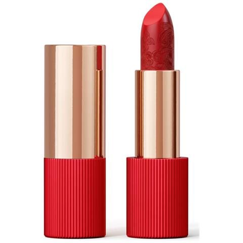 , Matte Silk, Seta Opaca, Rossetto Cremoso, 105, Rosso Papavero, 3.5 G - Foto 1