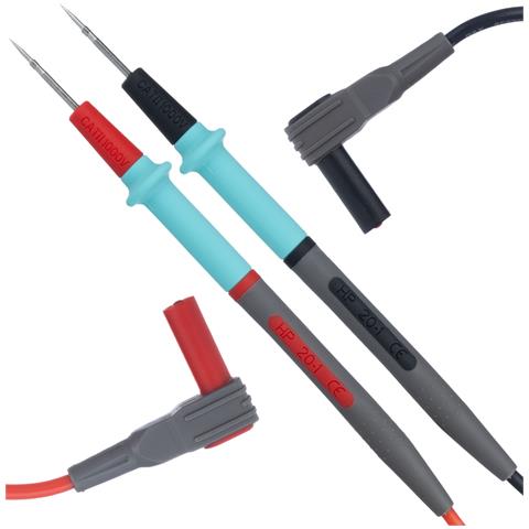 Cavi Di Misura Per Multimetro 1000v / 20a - Punta A Spillo, Isolamento In Silicone | Lunghezza 103cm, Ø3.5mm | Alta Flessibilità E Resistenza - Foto 8