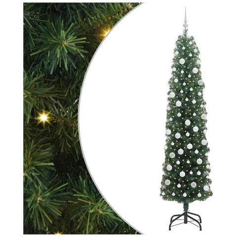 Albero di Natale artificiale con 300 LED Verde 210 cm - Foto 1