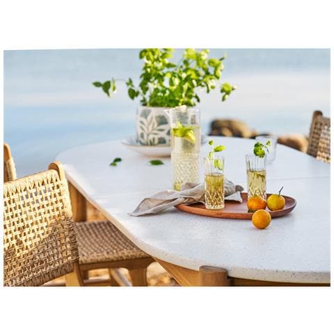 Vassoio Decorativo In Ceramica Bianca Con Motivi Floreali Ø35,5 Cm - Foto 8