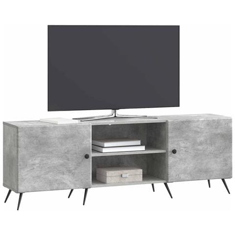 Mobile TV Grigio Cemento 150 x 31 x 50 cm Legno ingegnerizzato - Foto 2