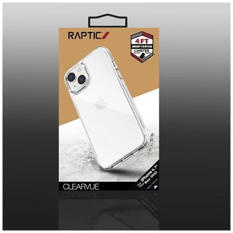 Raptic X-doria Clearvue Custodia Per Iphone 14 Plus, Cover Posteriore Trasparente - Foto 4