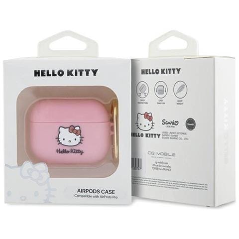 Custodia 3d In Silicone Hello Kitty Per Airpods Pro - Rosa - Foto 2