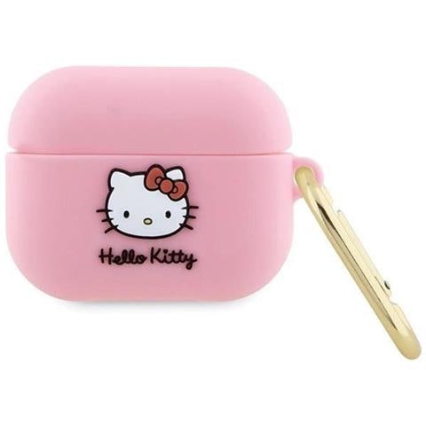 Custodia 3d In Silicone Hello Kitty Per Airpods Pro - Rosa - Foto 3