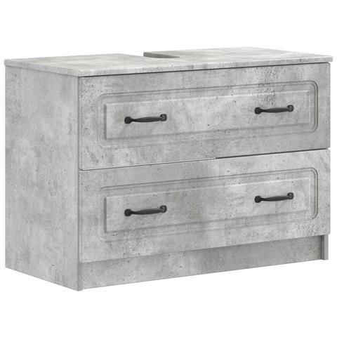 Armadio per Lavabo da Bagno UTRECHT Grigio Cemento - Foto 1