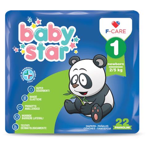 Pannolino Babystar 2/5KG T1 22 Pezzi - Foto 1