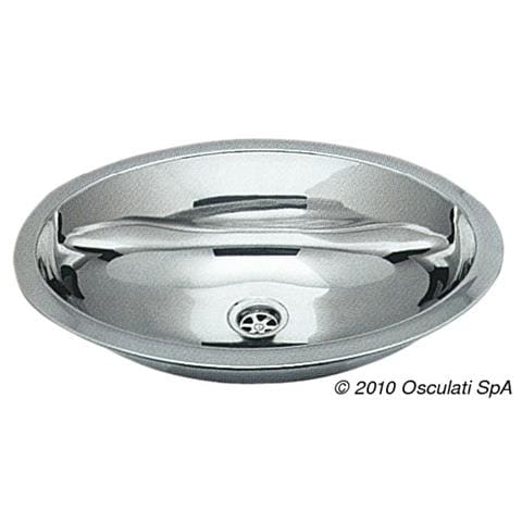 Lavello inox ovale 510 x 390 mm - Foto 1