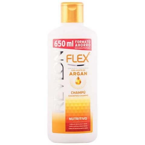 Flex Keratin Shampoo Nourishing Argan Oi L 650 Ml - Foto 2