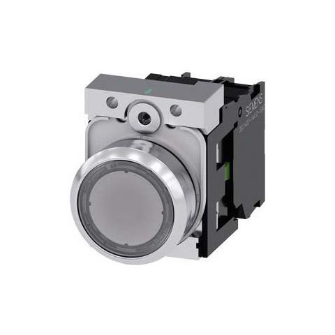 Pulsante Luminoso Trasparente Led 230v 22mm 3su11560ab701ba0 - Foto 1