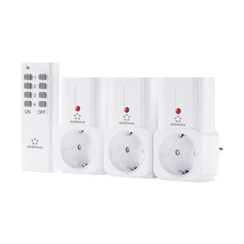 Kit Interruttori Senza Fili 4 Parti Ambiente Interno 2000 W - Foto 1