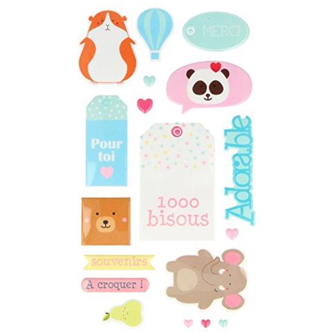 Adesivi Xl Puffies - Animali Adorabili - Foto 1