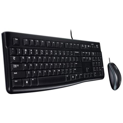 Kit MK120 Tastiera USB Layout Ebraico + Mouse USB Colore Nero - Foto 2