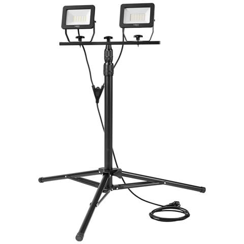 Proiettore Led Con Treppiedi Doppio 2 X 30w - 5400 Lumen / 6500 K Neo - Foto 2
