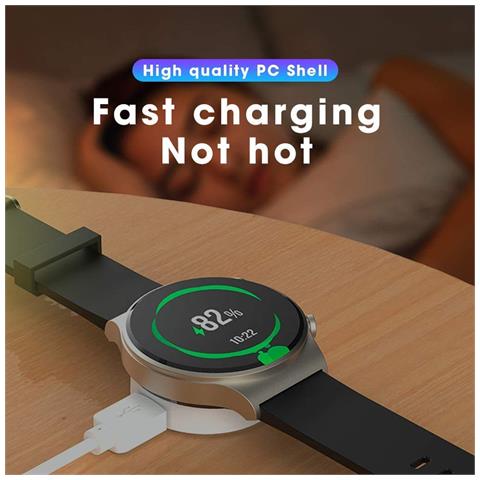 Dock Di Ricarica Wireless/caricatore Rapido Magnetico Huawei Gt 2 Pro/watch 3/watch 4/gt3 Nero - Foto 14