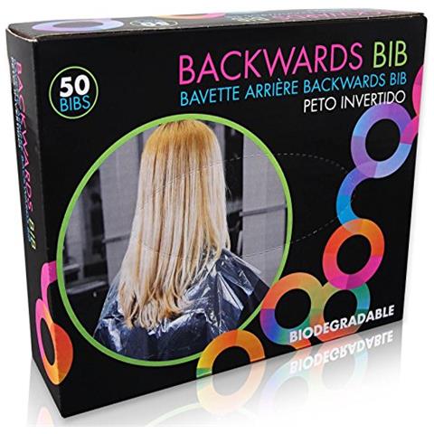 Mantelline Monouso Con Bavaglino Allindietro Framar, Proteggono I Clienti, Mantella Per Poltrona E Mantella Da Salone Dalla Tinta Per Capelli, Mantelle Monouso Per Saloni Per Clienti, Mantella Da Barbiere E Mantella Da Taglio - 50 Bavaglini - Foto 1