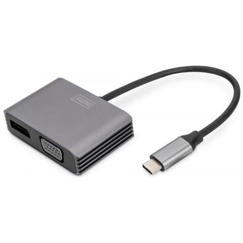 Adattatore grafico USB Type-C™ 4K 2in1 DisplayPort + VGA - Foto 1