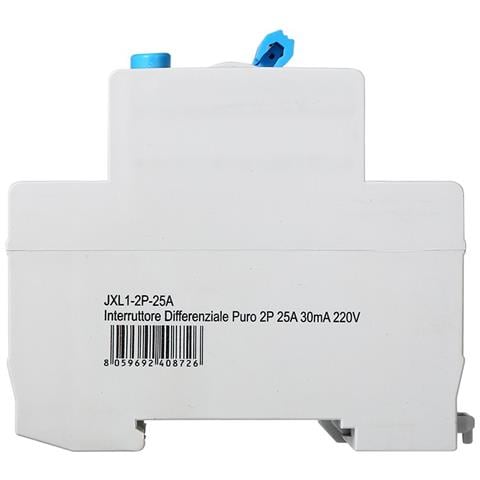 Interruttore Differenziale Puro 2p 25a 6ka 30ma 220v Salvavita 2 Pezzi - Foto 3