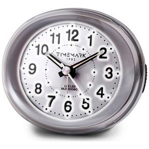 Orologio-sveglia Analogico Timemark Argentato (9 X 9 X 5,5 Cm) - Foto 1