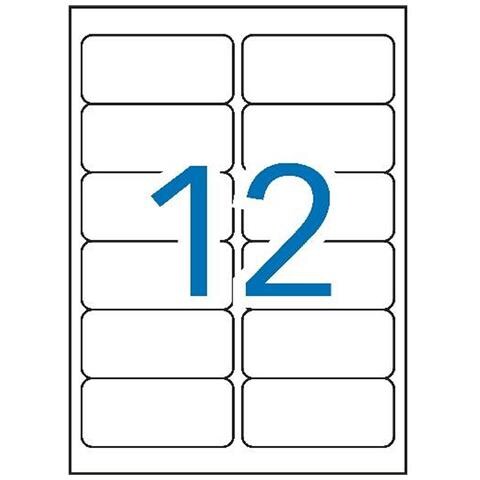 Etichette Per Stampante Bianco 20 Fogli 99,10 X 42,3 Mm - Foto 2