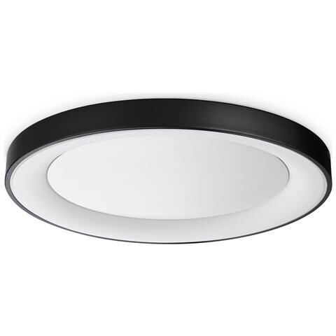 Plafoniera Contemporanea Planet Metallo Nero Led Integrato 33w 3000k Ip20 - Foto 1