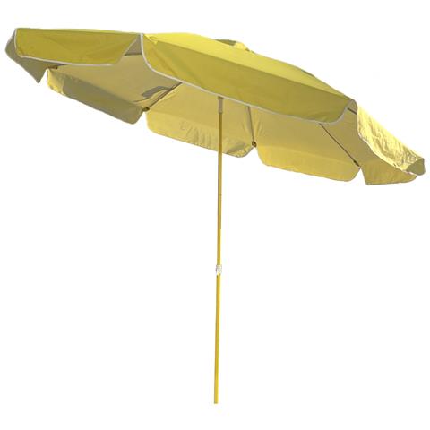 Ombrellone Da Giardino Inclinabile Senape Con Apertura Push Up Air Vent 210 Cm - Foto 5