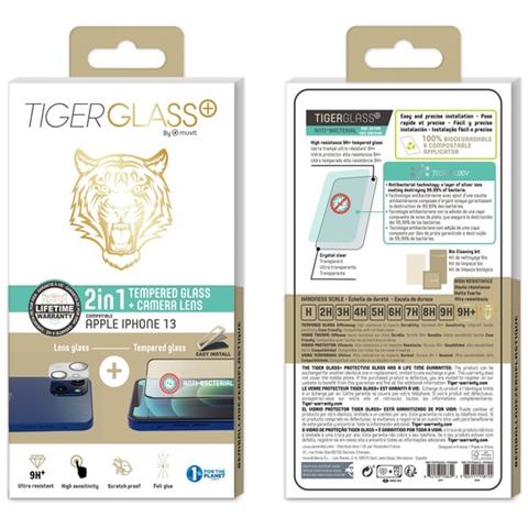 Pack Proteggifotocamera In Vetro Temperato Per Iphone 13, Trasparente - Foto 2