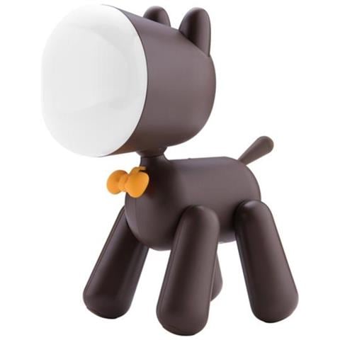 Luce Notturna Per Bambini Modello Dog Art, Marrone - Foto 1