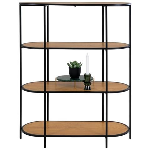 Libreria Vita - Marrone - Metallo - 36x85x111 Cm - Foto 1