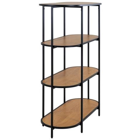 Libreria Vita - Marrone - Metallo - 36x85x111 Cm - Foto 4