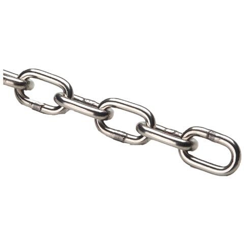 Catena Genovese In Bobina N. 12 Mm 1,6 X Mt 150 Ømm 13,0 X 7,2 - Foto 1